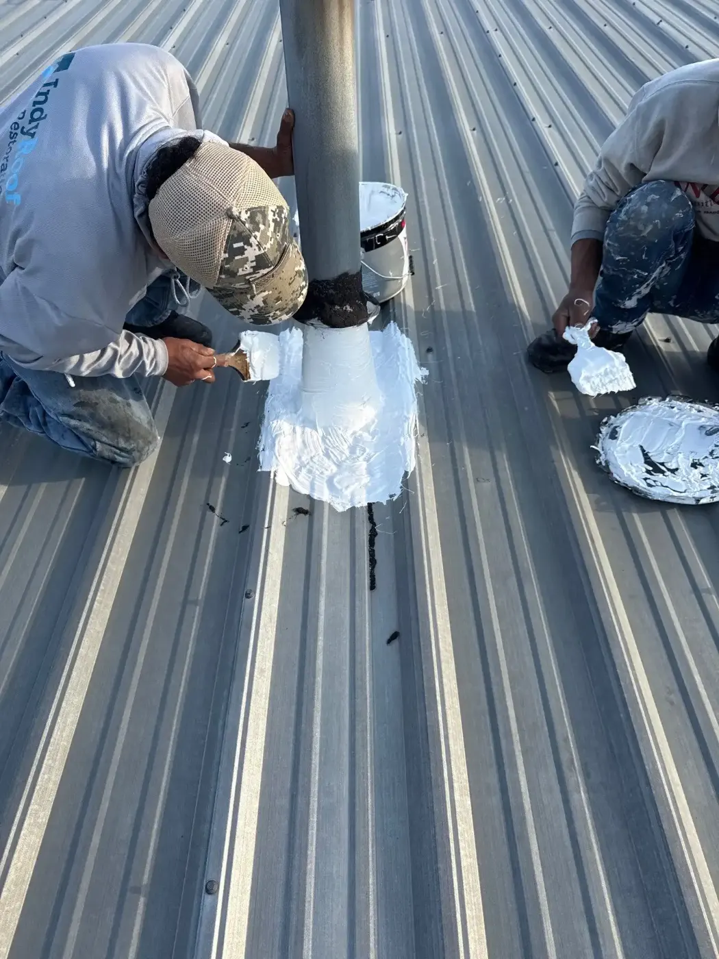 Membrane repair completed in Maple Knoll