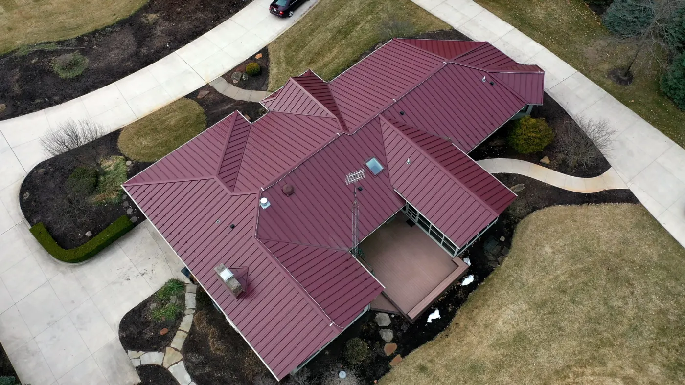 Commercial roof inspection documented in Maple Knoll