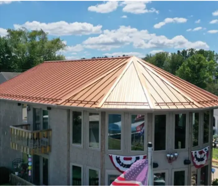 Flashing and seam work in Maple Knoll